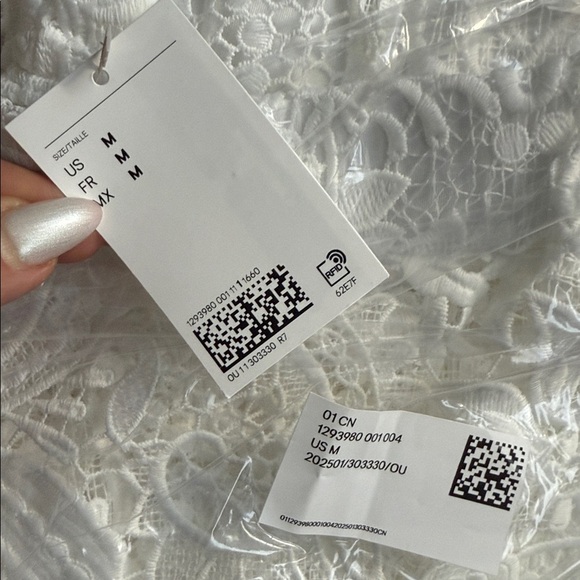 NWT H&M WIDE-LEG LACE PANTS - Picture 7 of 7